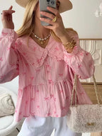 Bali Satin Dream Set – Luxuriöser Zweiteiler in fließendem Rosa