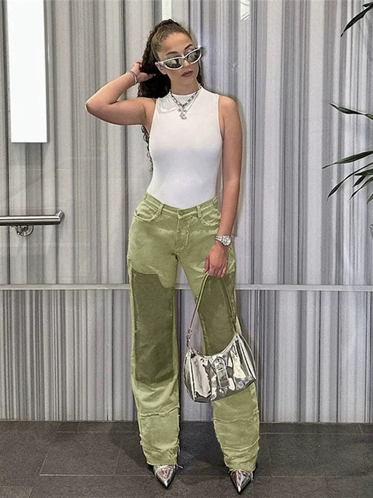 Miami Pastel Jeans – Relaxed Fit Jeans in sanfter Peach-Optik