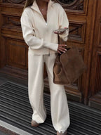 Ibiza Waffle Set – Weicher Zweiteiler in warmer Waffel-Optik