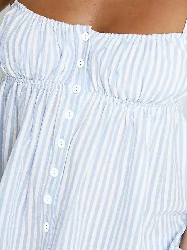 Beach Club Knit Set – Leichtes Strick-Set (Top & Shorts)