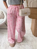 Bali Satin Dream Set – Luxuriöser Zweiteiler in fließendem Rosa