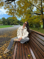 Alpen Cozy Parka - Gefütterter Mantel mit Kapuze und Kordelzug