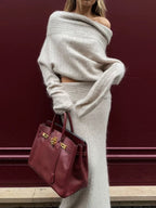 Iceland Knit Comfort – Zweiteiler in geripptem Grobstrick