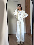 Ibiza Waffle Set – Weicher Zweiteiler in warmer Waffel-Optik