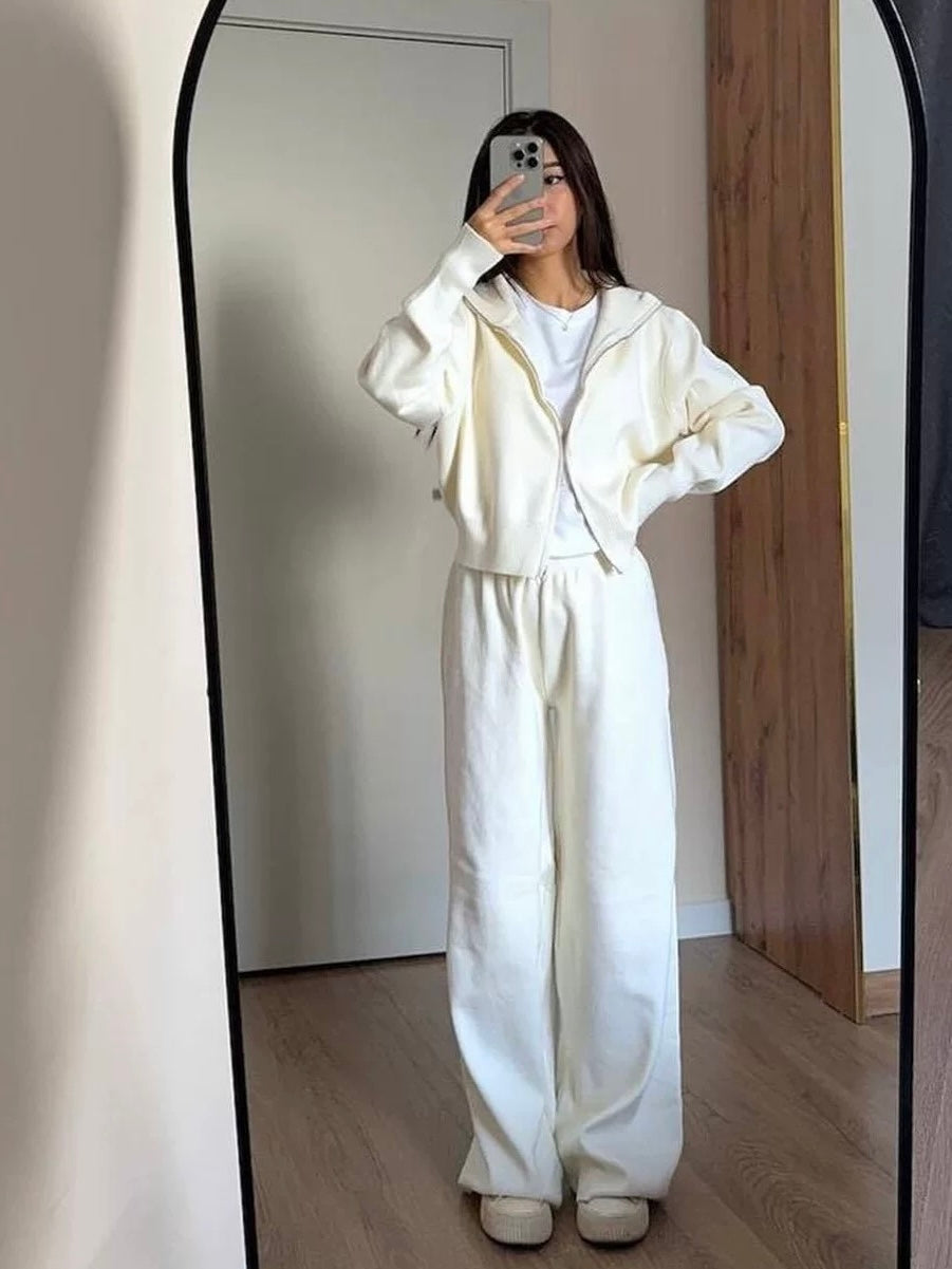 Ibiza Waffle Set – Weicher Zweiteiler in warmer Waffel-Optik