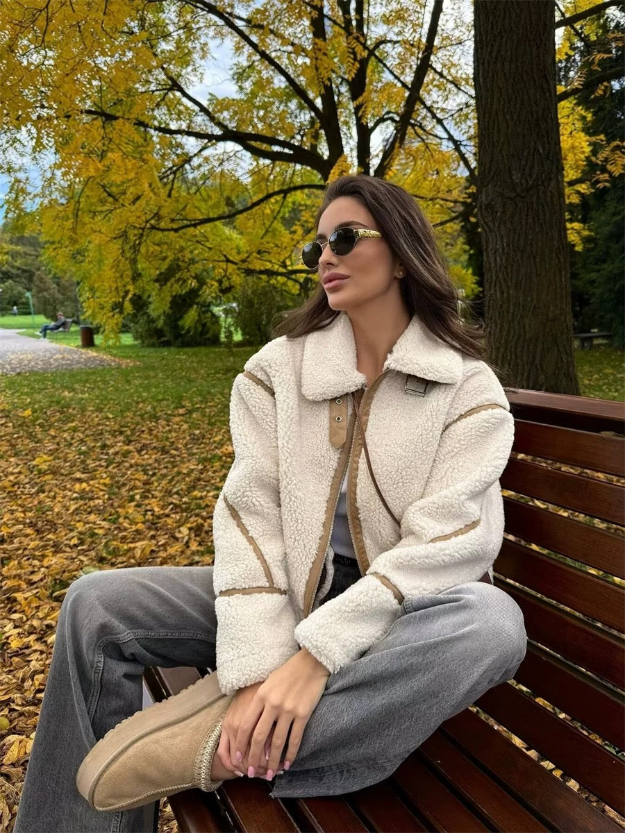 Alpen Cozy Parka - Gefütterter Mantel mit Kapuze und Kordelzug