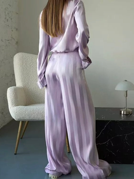 Paris Silk Pyjama – Kurzer Satin-Pyjama in elegantem Rosa