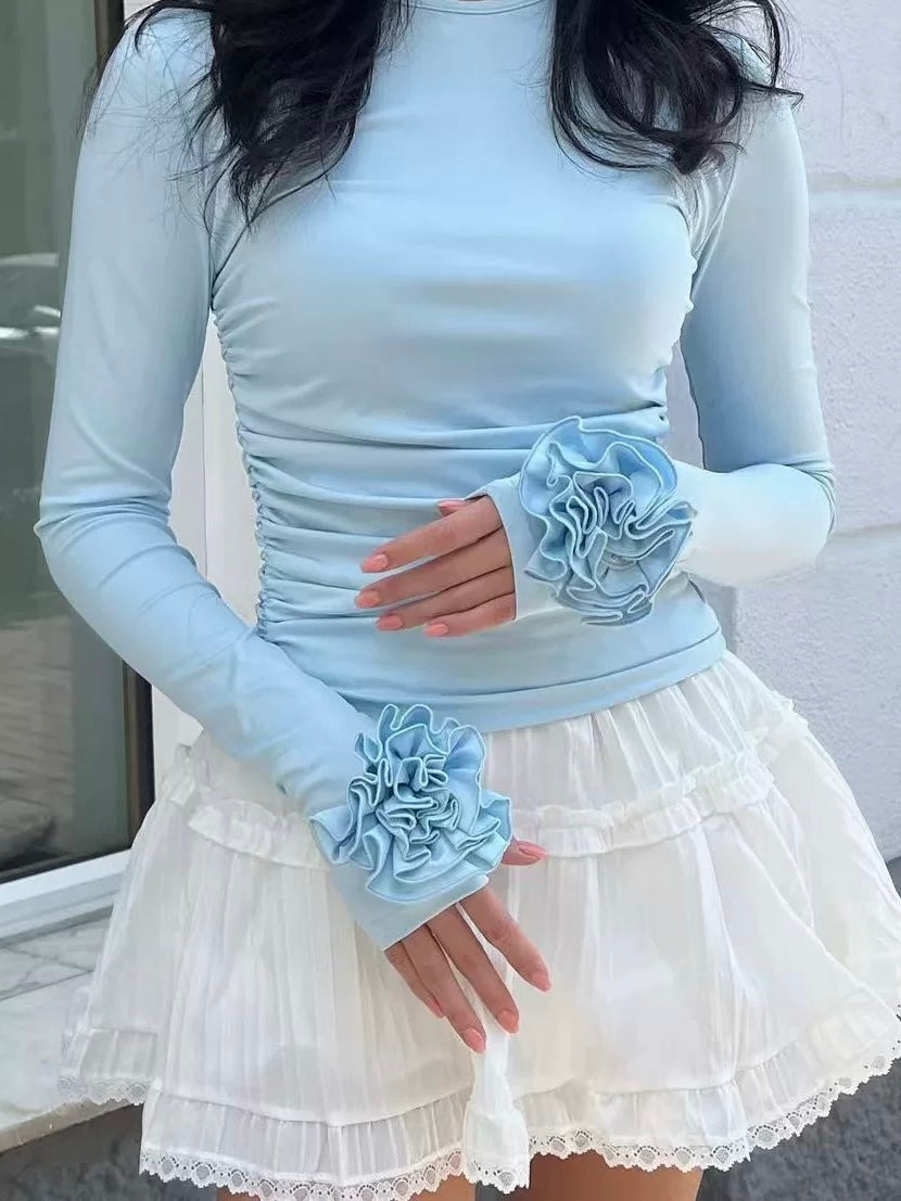 Dubai Ribbed Crop – Geripptes Crop-Top mit quadratischem Ausschnitt