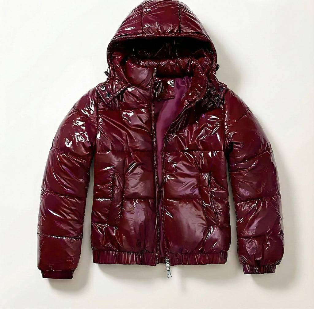 RED OSLO PUFFER JACKET