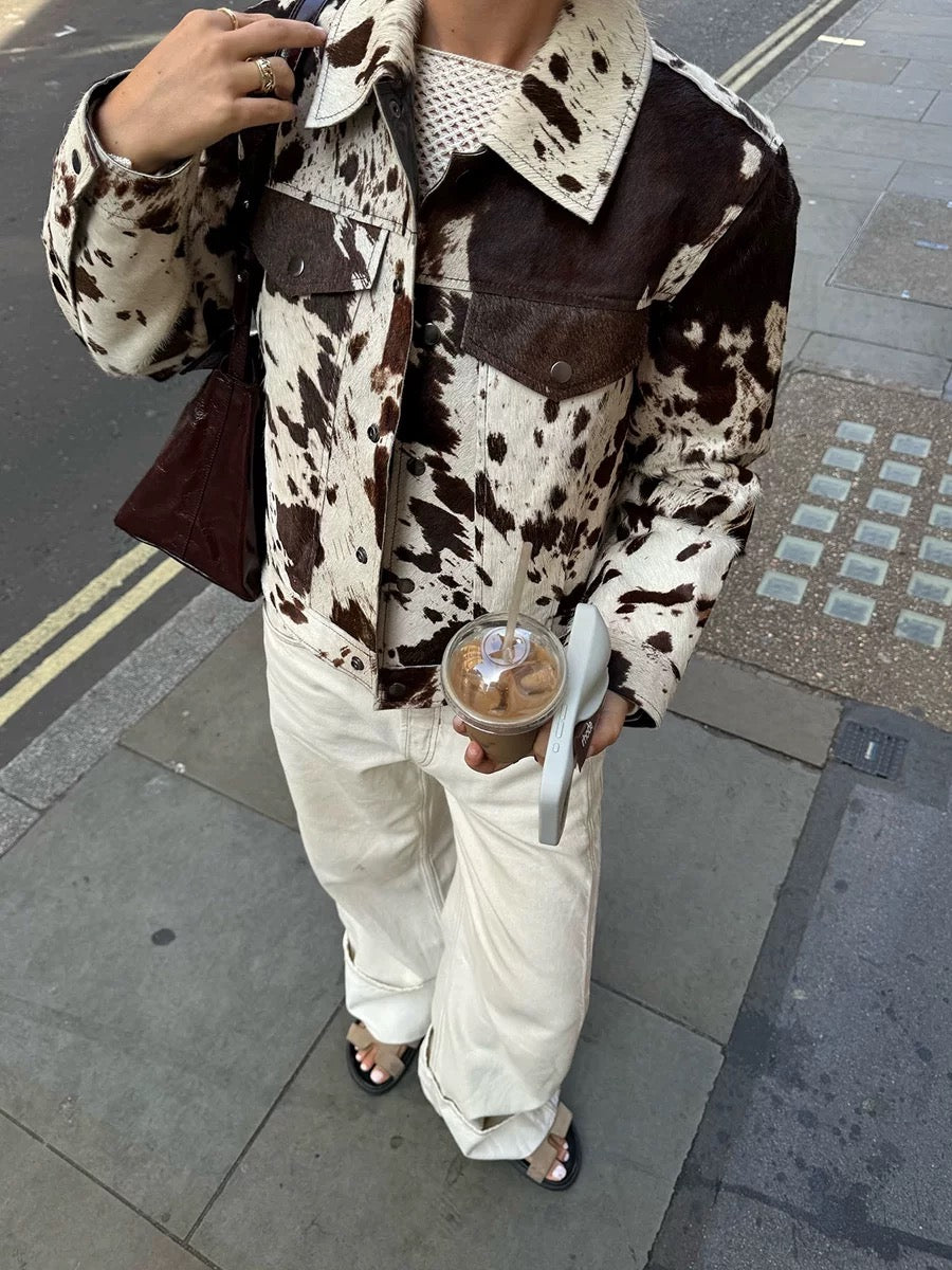 Botanica Print Blouse Jacket – Leichte Übergangsjacke mit Floral-Print