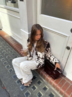 Botanica Print Blouse Jacket – Leichte Übergangsjacke mit Floral-Print