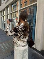 Botanica Print Blouse Jacket – Leichte Übergangsjacke mit Floral-Print