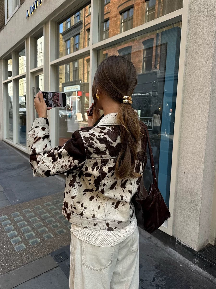 Botanica Print Blouse Jacket – Leichte Übergangsjacke mit Floral-Print