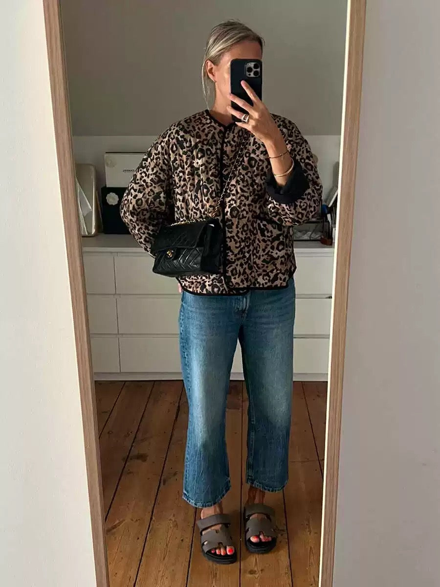 Savannah Tweed Jacket – Klassische kurze Jacke in Tweed-Optik