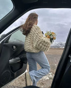 Alpin Heart Knit – Grobstrick-Pullover mit Relaxed Fit