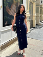 Roma Silk Slip Dress – Kurzes Etui-Kleid in luxuriöser Satin-Optik