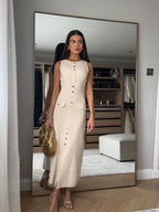 Roma Silk Slip Dress – Kurzes Etui-Kleid in luxuriöser Satin-Optik