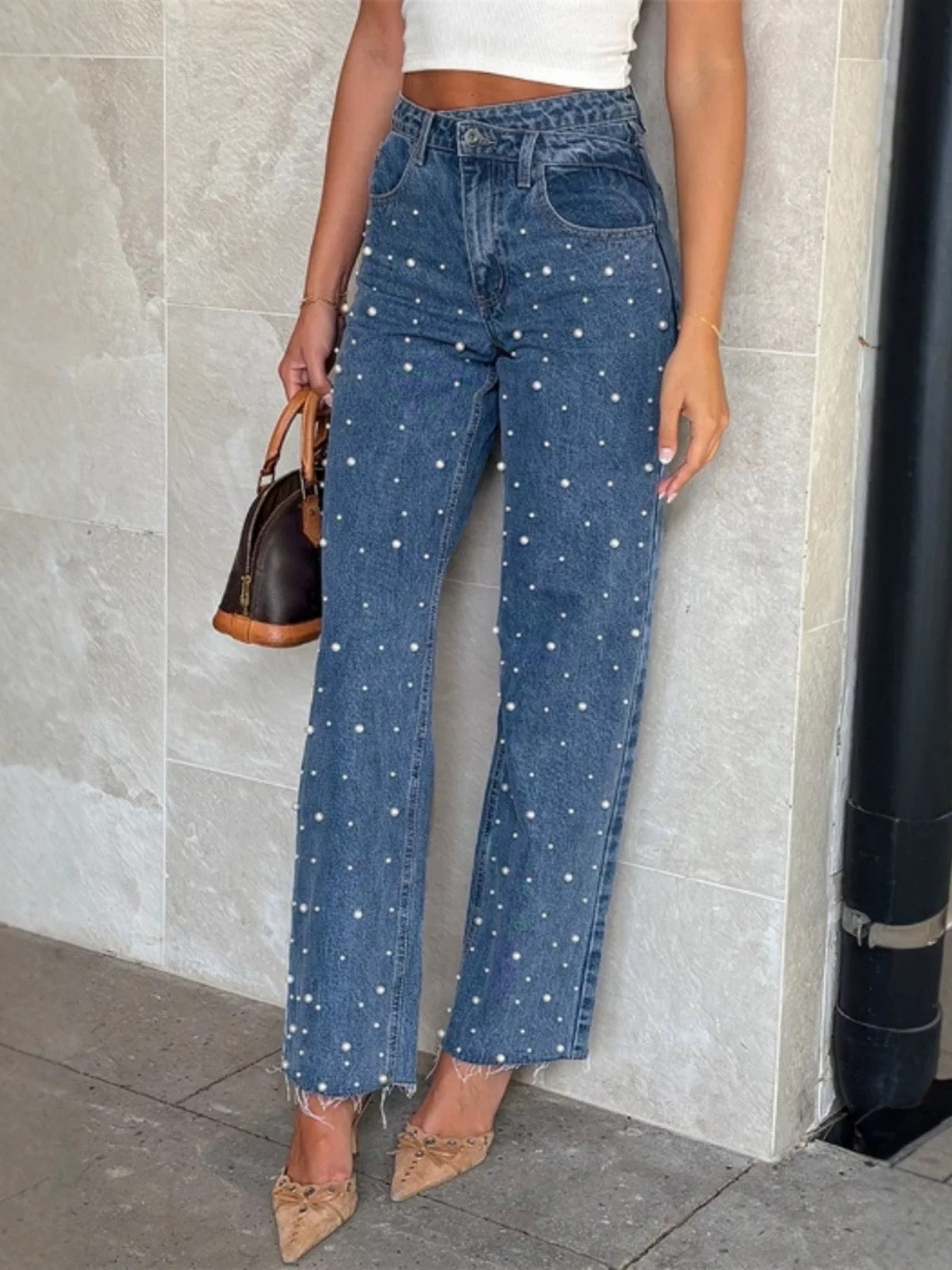 Berlin Slim Fit Denim – Klassische, figurbetonte Jeans in Blau