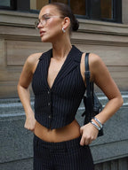 Parisian Chic Suit – Eleganter Hosenanzug mit Loose Fit