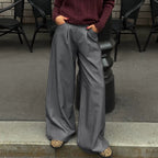 MUUNE GESTREIFTE ANZUG HOSE