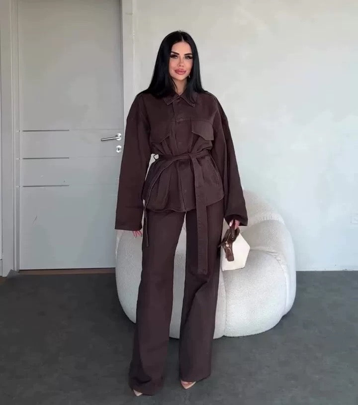 SUERA CROP KNIT ZWEITEILER SET