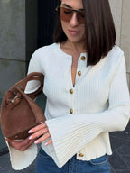 MUUNE SANDAL MUSK CARDIGAN TOP
