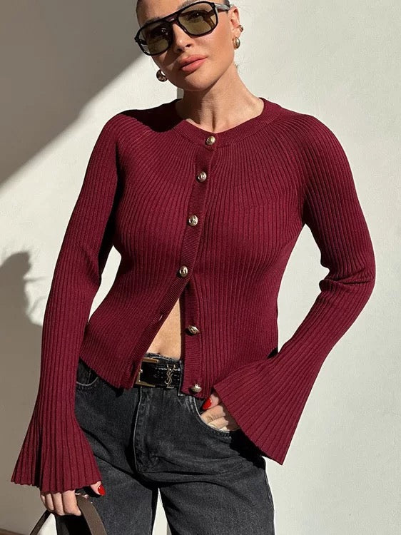 MUUNE SANDAL MUSK CARDIGAN TOP