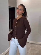 MUUNE SANDAL MUSK CARDIGAN TOP