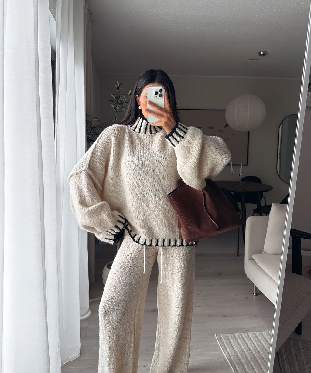 SALMA WOOL KNIT PULLOVER