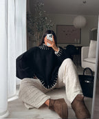 SALMA WOOL KNIT PULLOVER