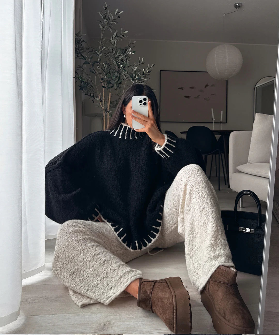 SALMA WOOL KNIT PULLOVER