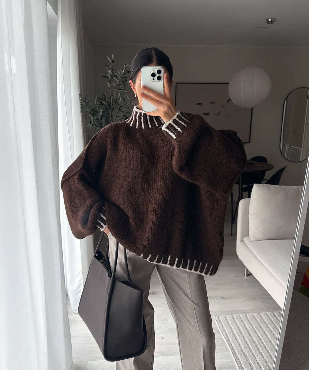 SALMA WOOL KNIT PULLOVER