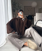 SALMA WOOL KNIT PULLOVER