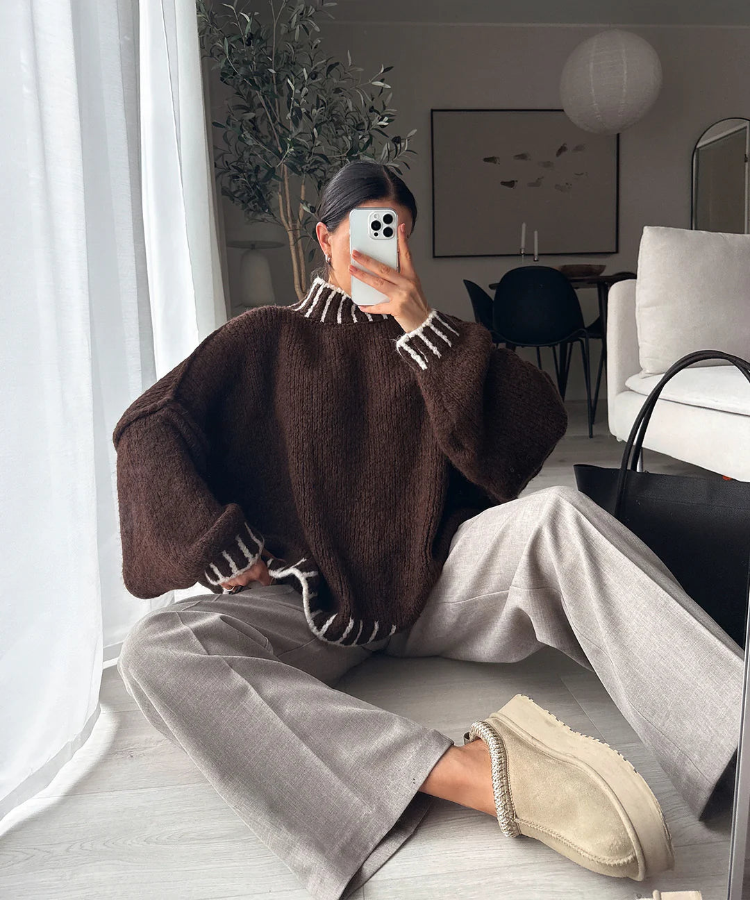 SALMA WOOL KNIT PULLOVER