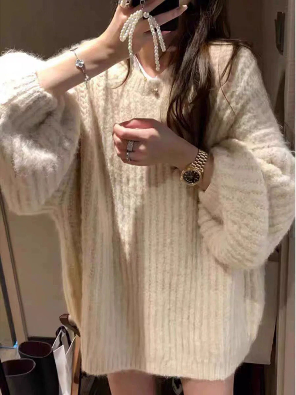 MAGUR OVERSIZE WOLL PULLOVER