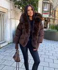 FRAYRE FUR PUFFER JACKE